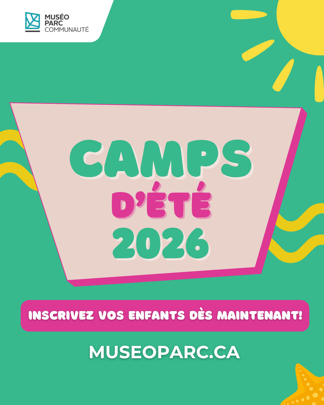 02ig programmation camps d'été 2026 muséoparc vanier